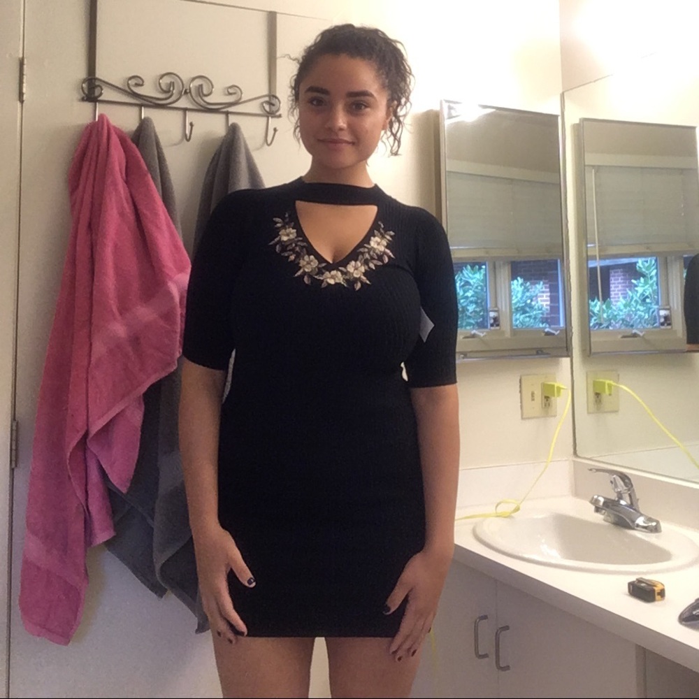 Bodycon sweater dress